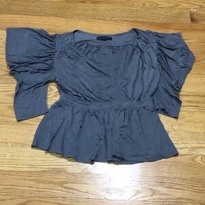 French Connection Charcoal Blouse  (Free Mystery Clothes)